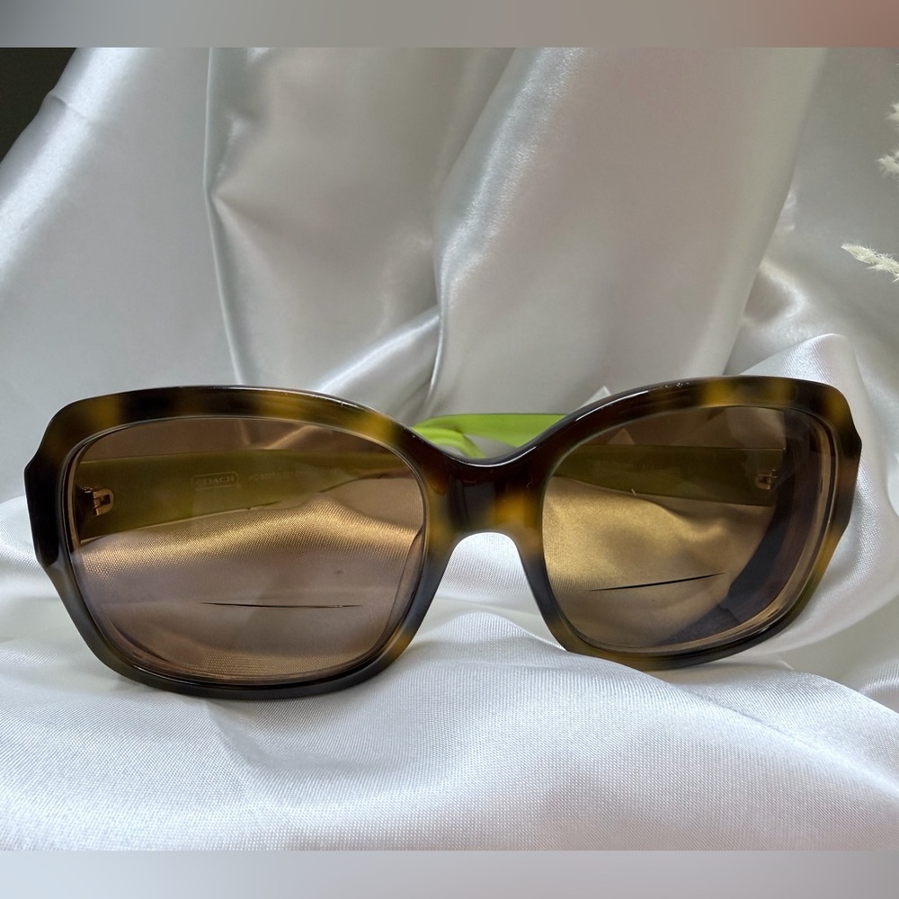 Coach Women's Oversized Brown Sunglasses *Frames Only**